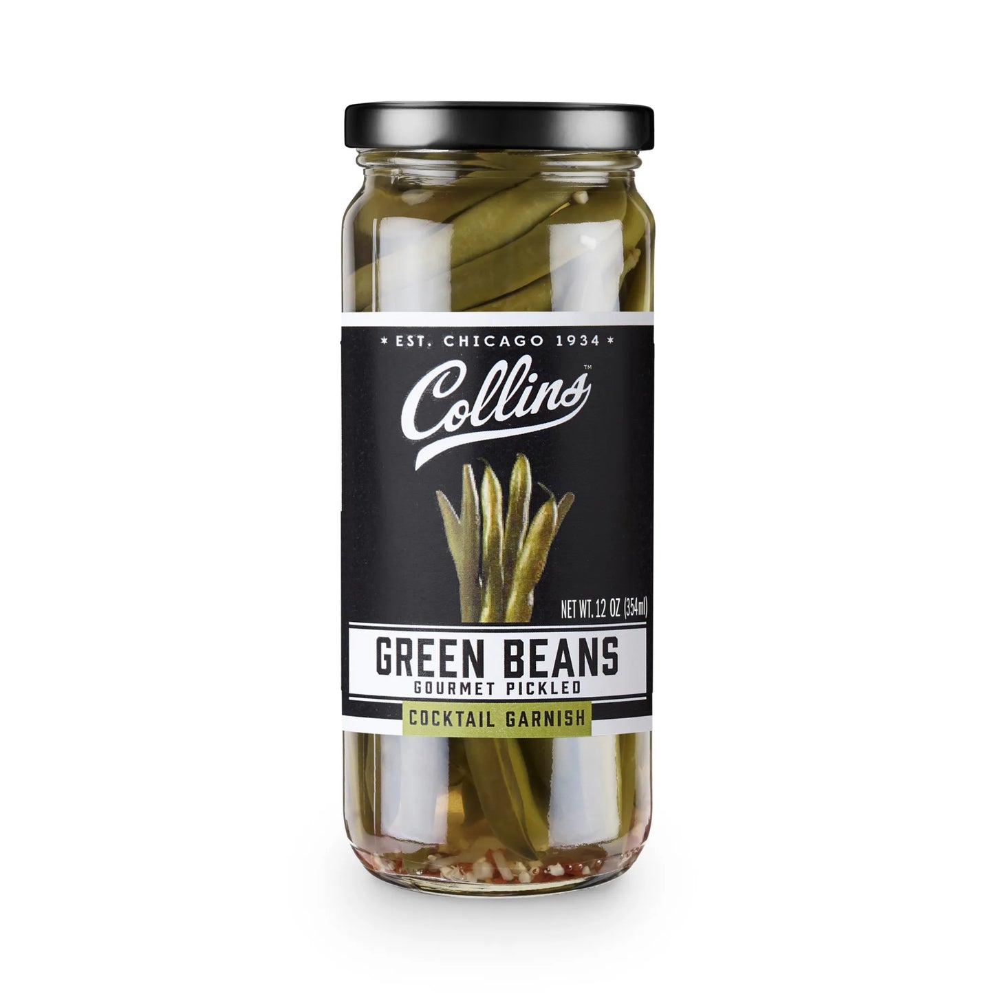 12 oz. Gourmet Pickled Green Beans by Collins
