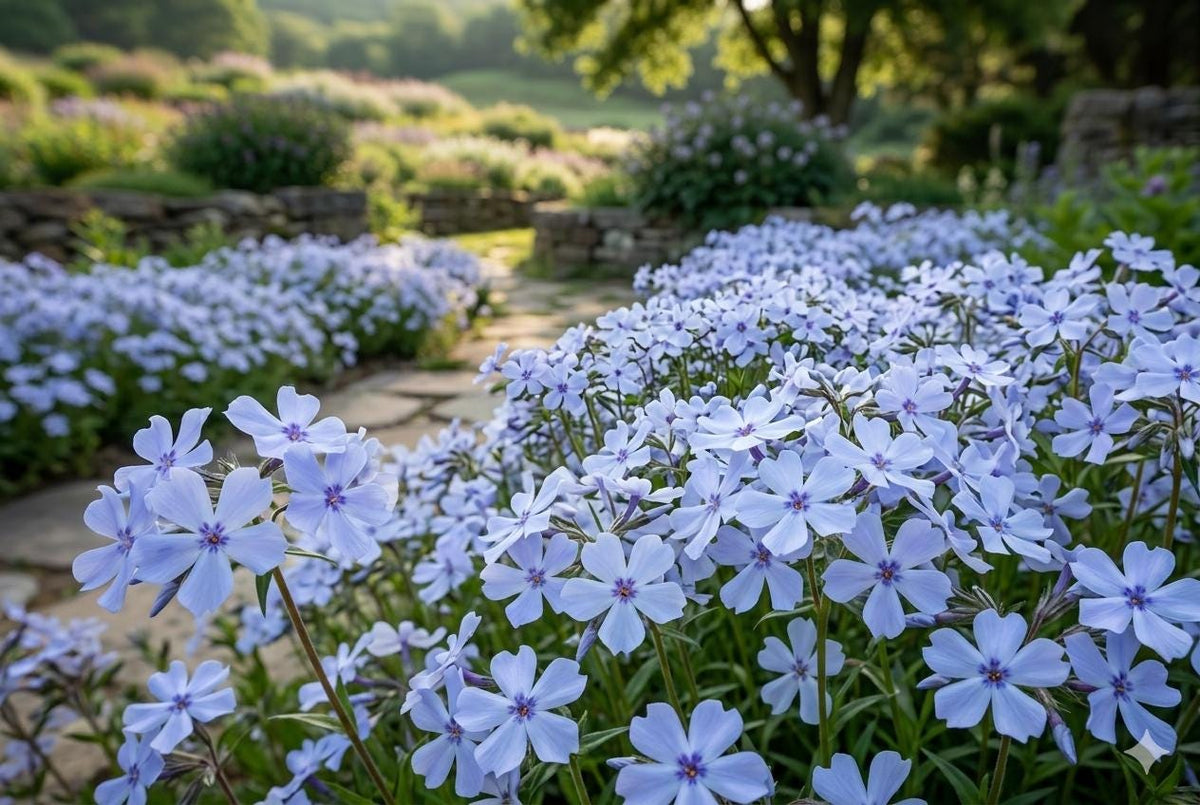 Blue Flame Phlox Seeds – Annual Flower, Pollinator Attractor, Garden Bed Plant, Phlox drummondii