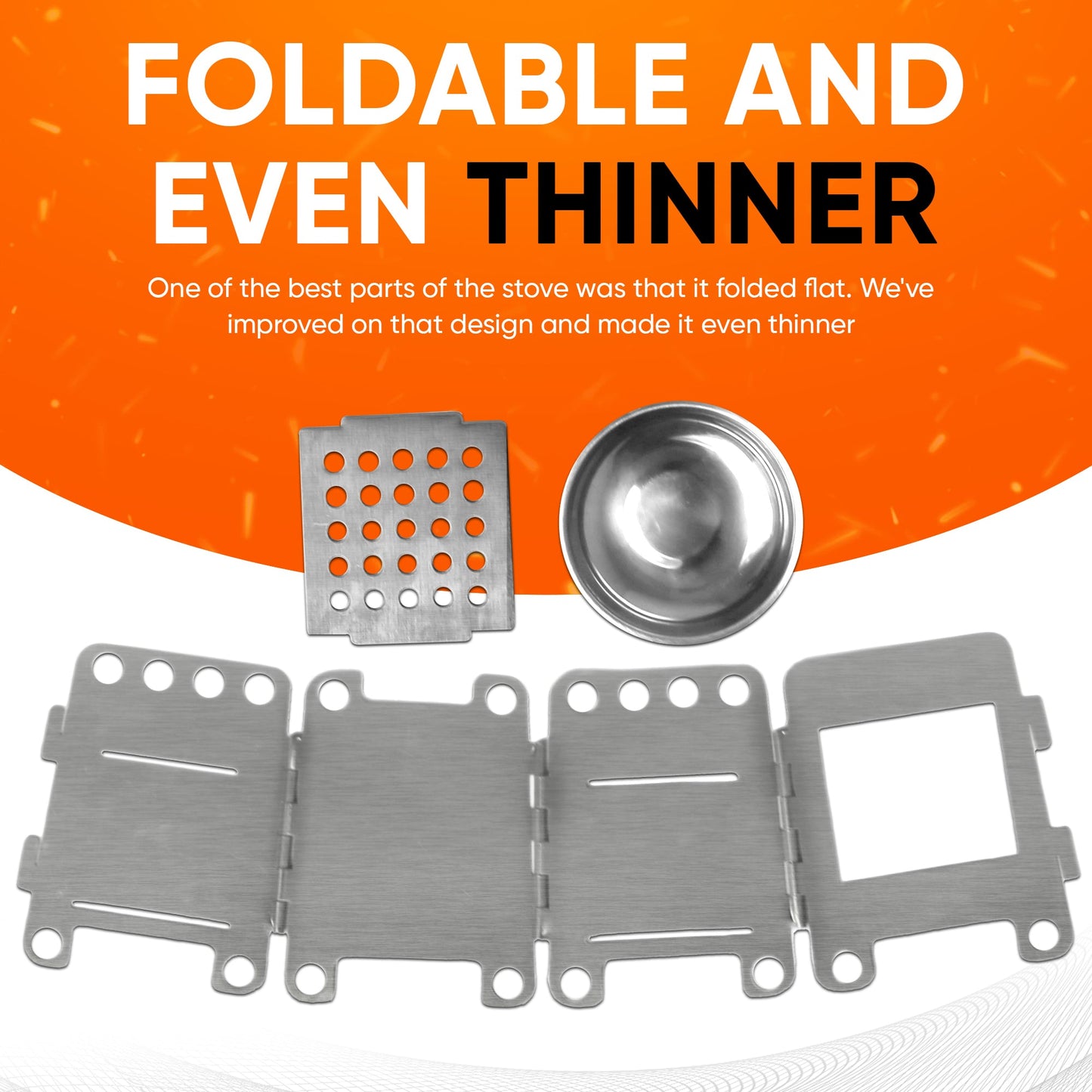 Portable Mini Foldable Wood Burning Survival Stove by QUICKSURVIVE