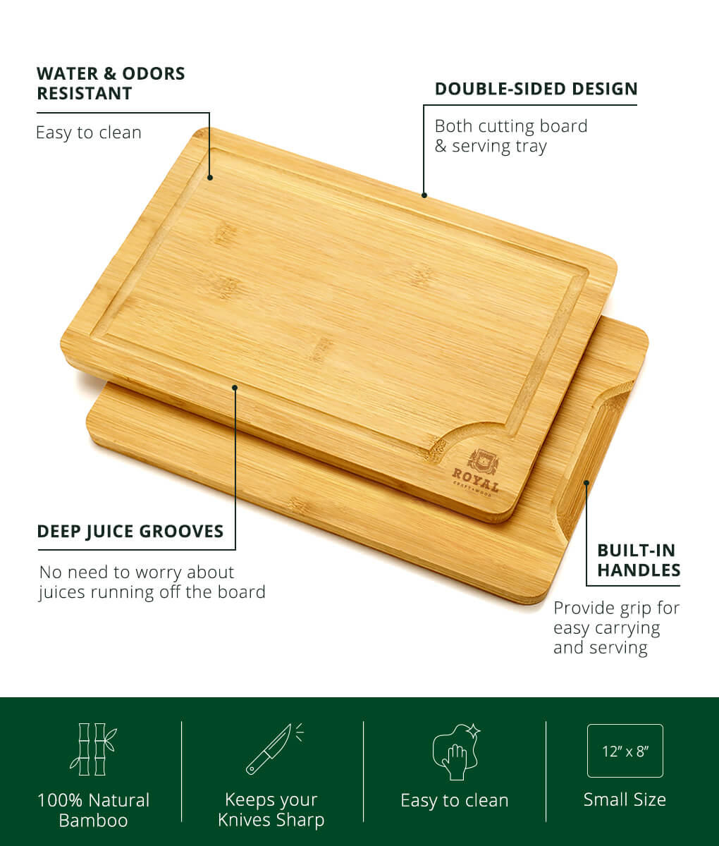 Small Cutting Board 12×8" by Royal Craft Wood