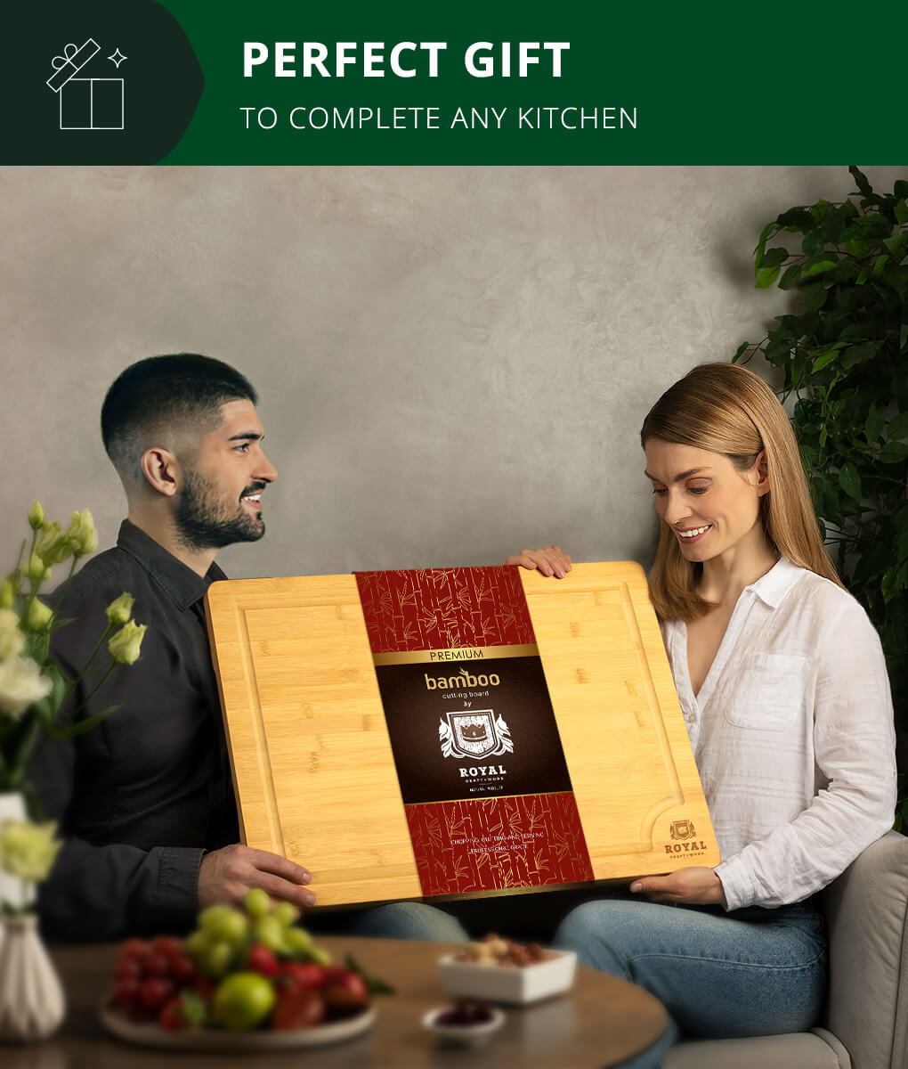 Extra Large Cutting Board 24×18" by Royal Craft Wood