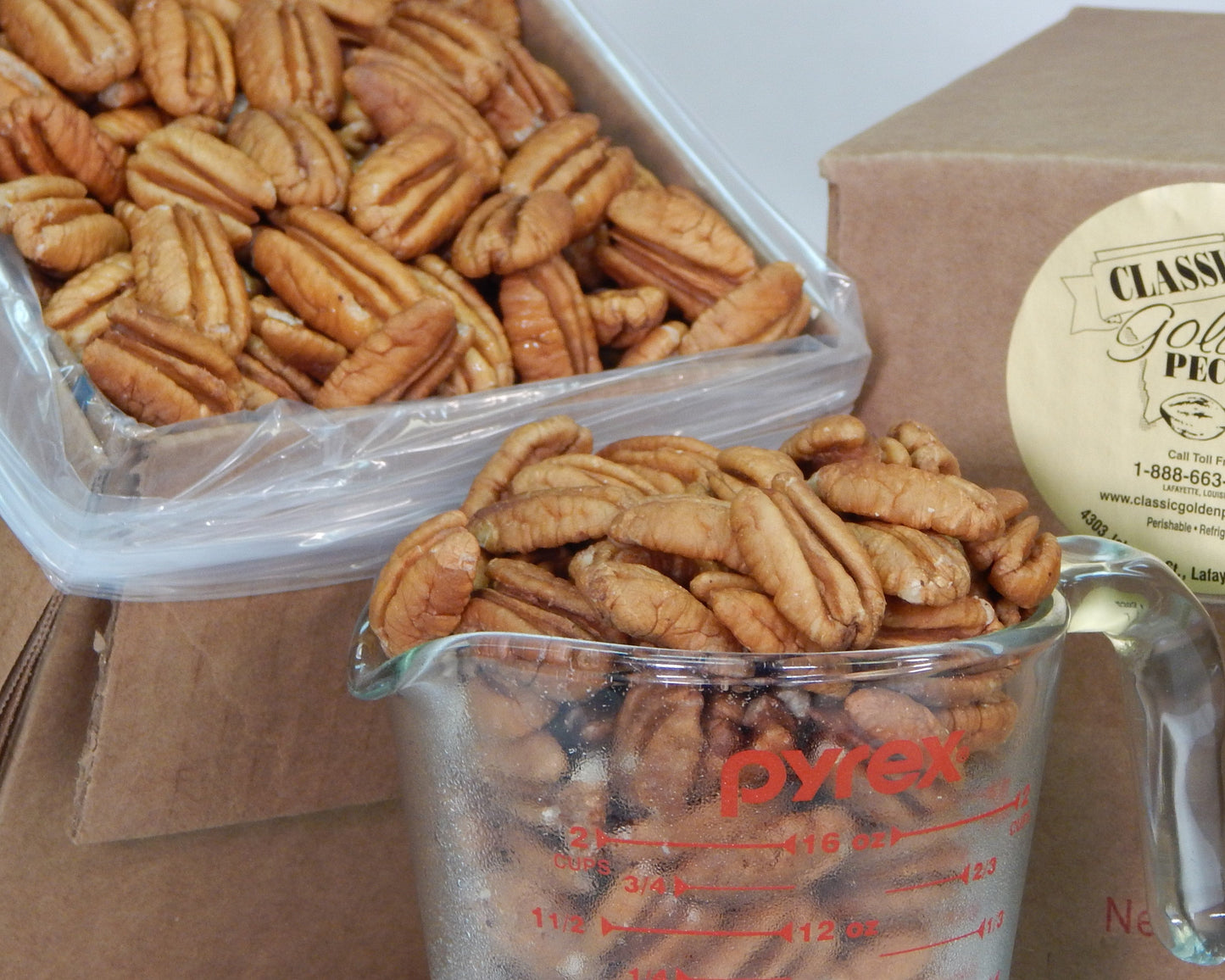 Desirable Pecan Halves by Classic Golden Pecans
