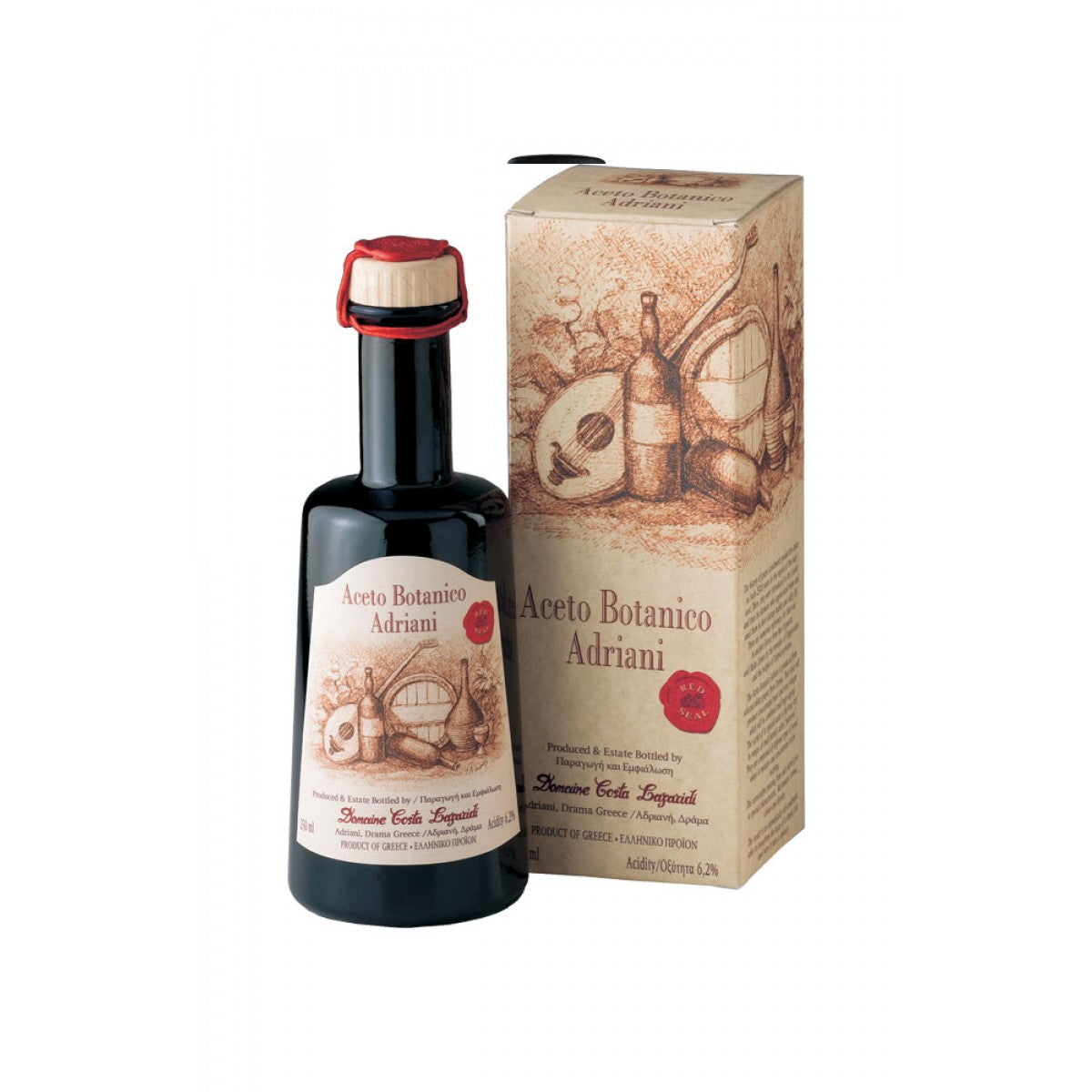 Organic Botanico Balsamic Vinegar - Aged 6 Years in Oak Barrels for Complex Aromas and Flavors - High in Antioxidants and Polyphenols for Improved Health and Well-Being, 8.45 fl oz by Alpha Omega Imports