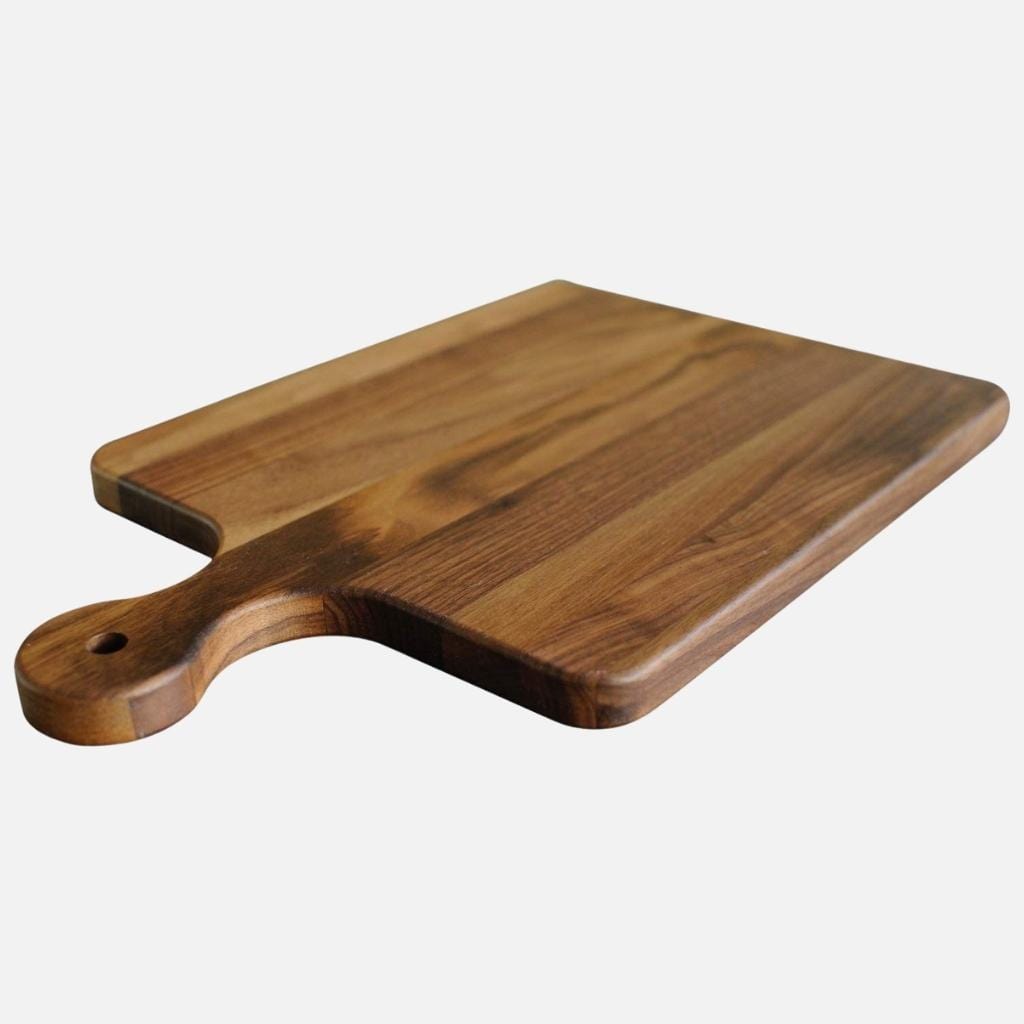 Large Round Walnut Wood Charcuterie Board