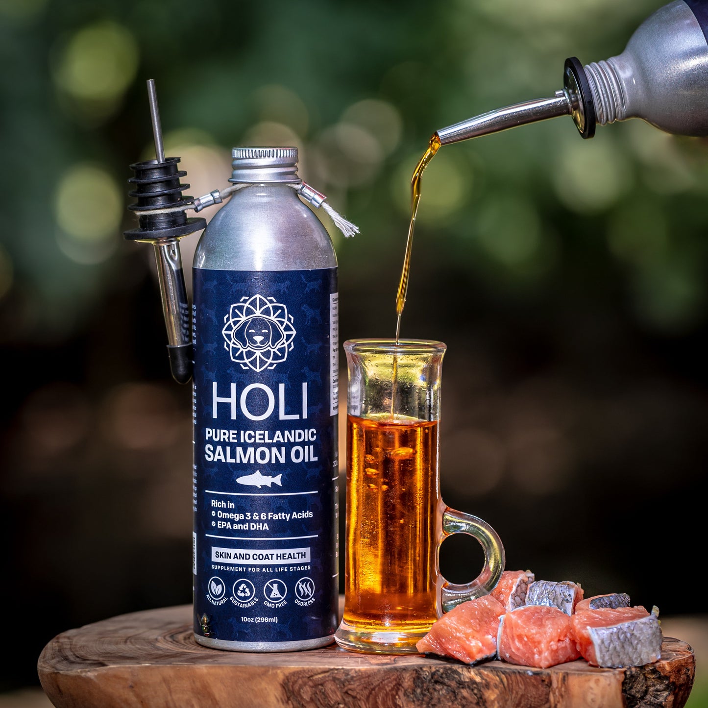 Icelandic Salmon Oil for Dogs and Cats by HOLI