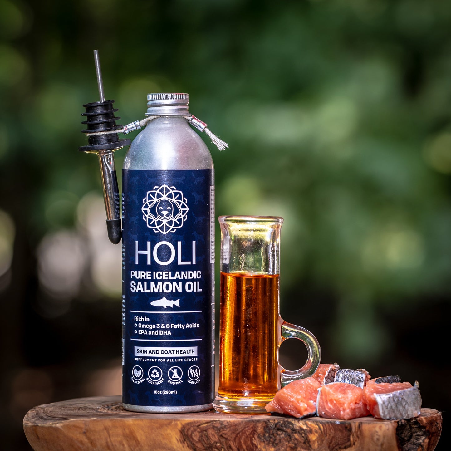 Icelandic Salmon Oil for Dogs and Cats by HOLI