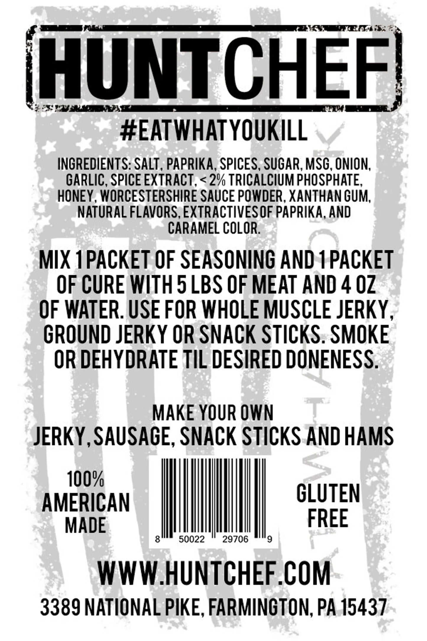 Bucked Up BBQ Jerky or Snack Stick Kit