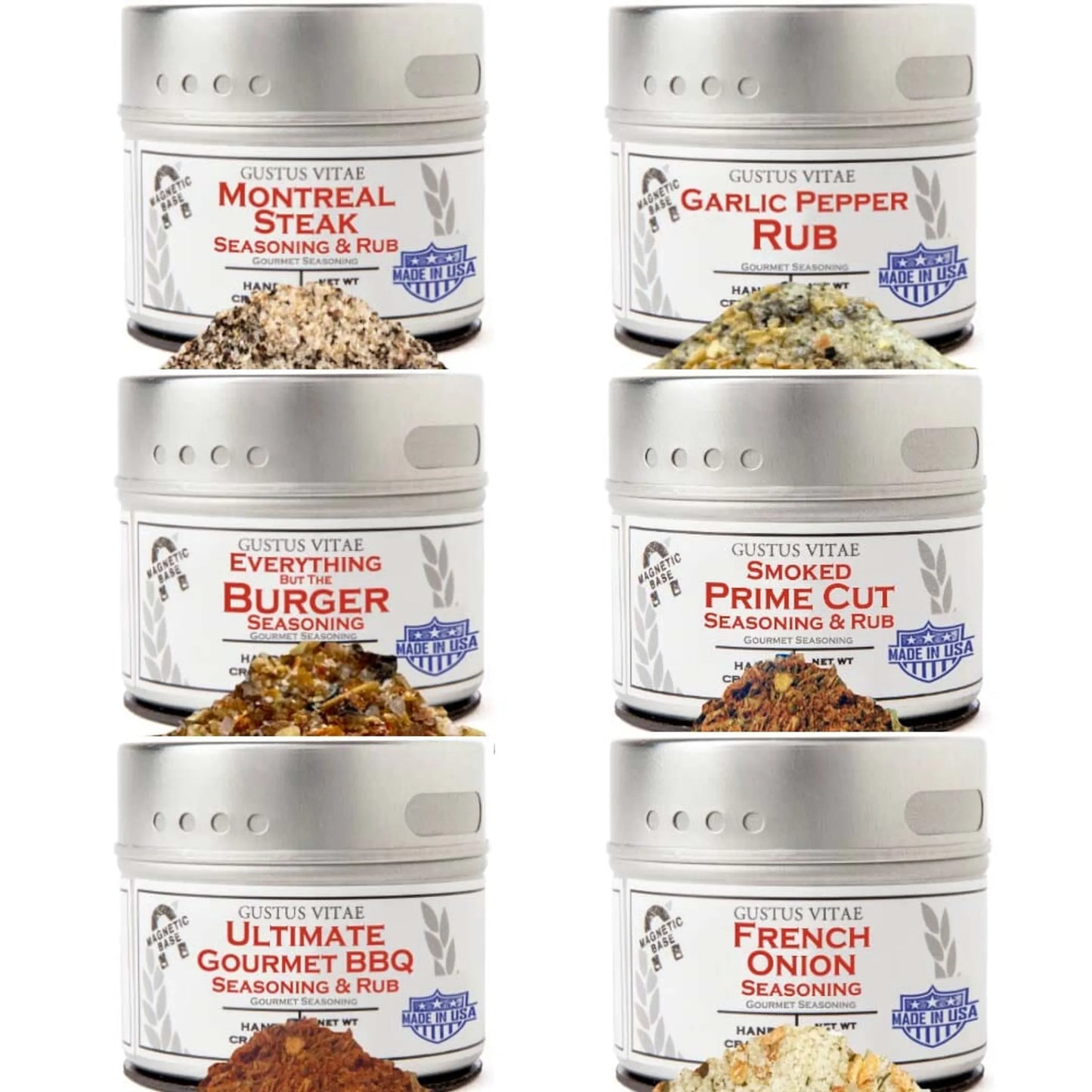 Gourmet Steak & Beef Seasoning Gift Set - Six Pack