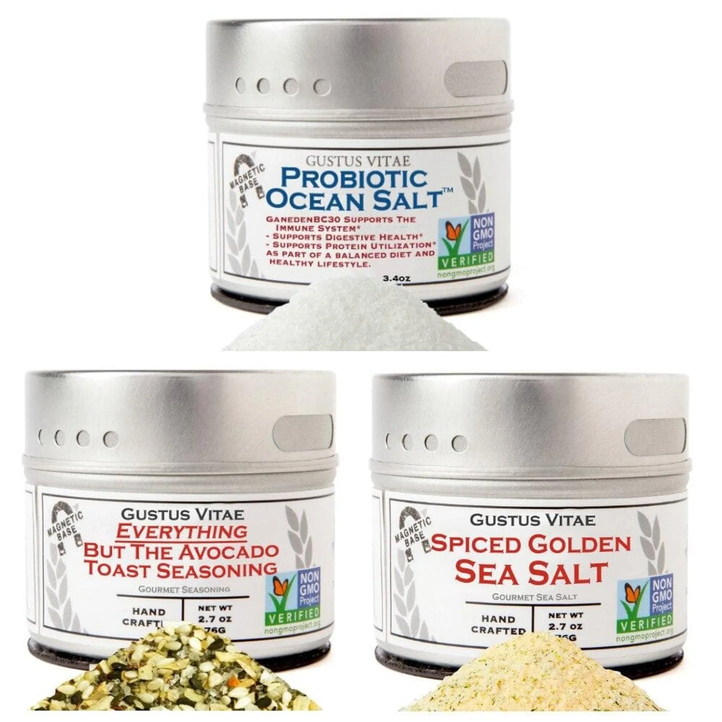 Healthy & Luxurious Grilling Collection - 3 Tins