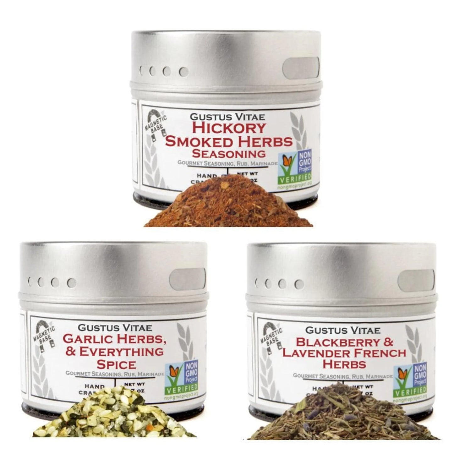 Splendid Spice Blend Set- Salt Free - 3 Tins