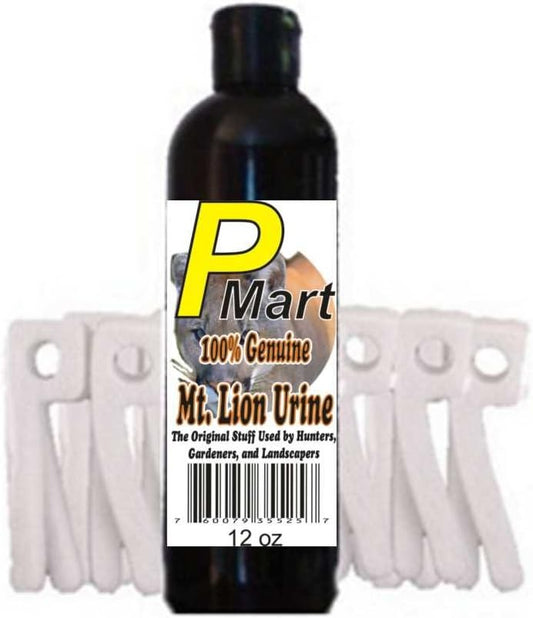 12 oz Mt. Lion - P-Wick Combo. Save$$!! by The Pee Mart