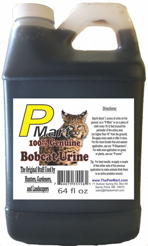 Bobcat Urine 64 oz Bulk Filler! by The Pee Mart