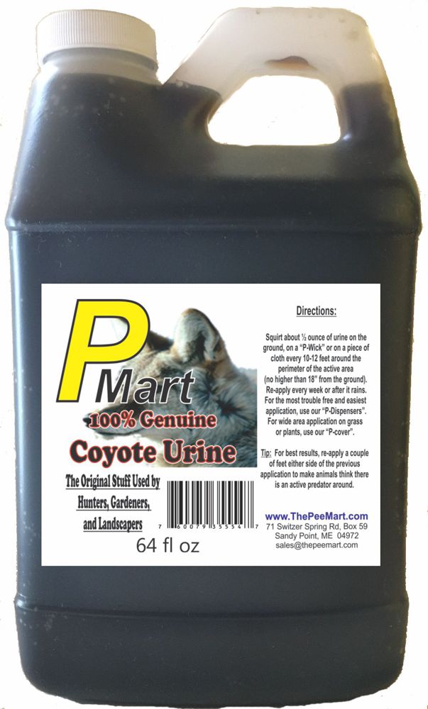 Coyote Urine 64 fl oz Bulk Filler! by The Pee Mart