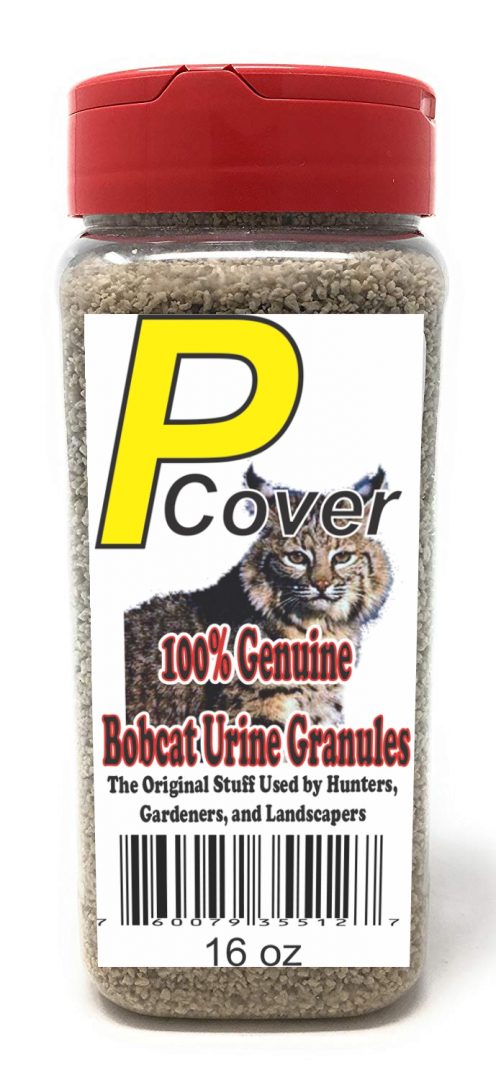 Bobcat P-Cover Granules. 16 fl oz Shaker Jug. by The Pee Mart