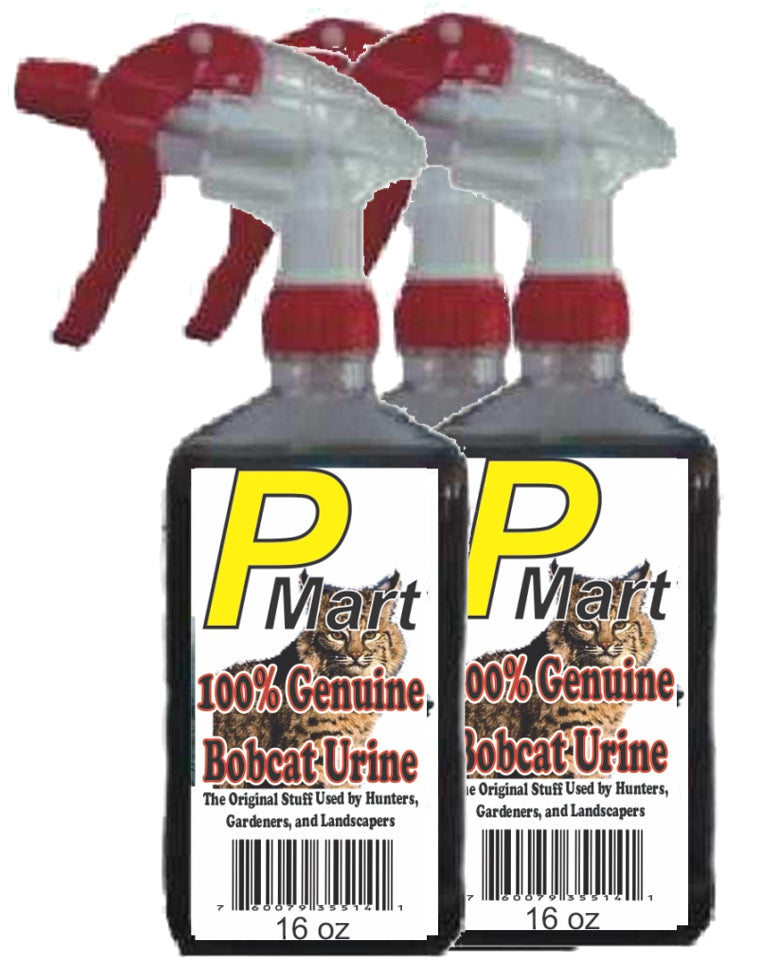 Bobcat 3 pack 16oz Trigger Spray-- Save$$$ by The Pee Mart