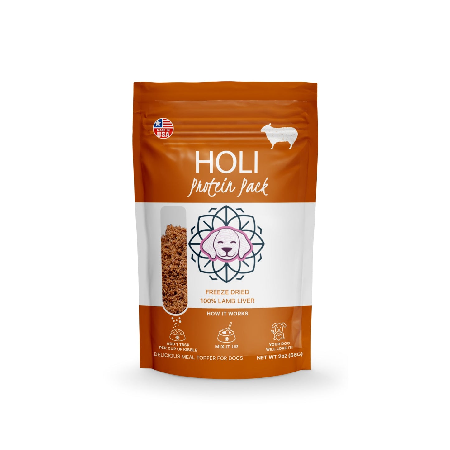 Lamb Liver Dog Food Topper by HOLI