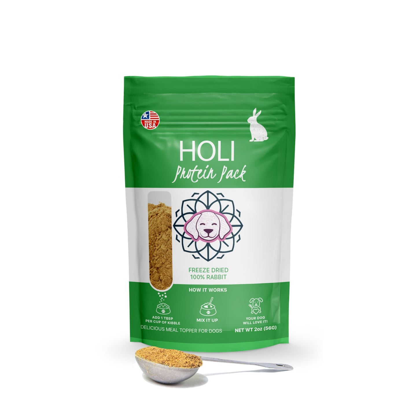 Rabbit Dog Food Topper by HOLI