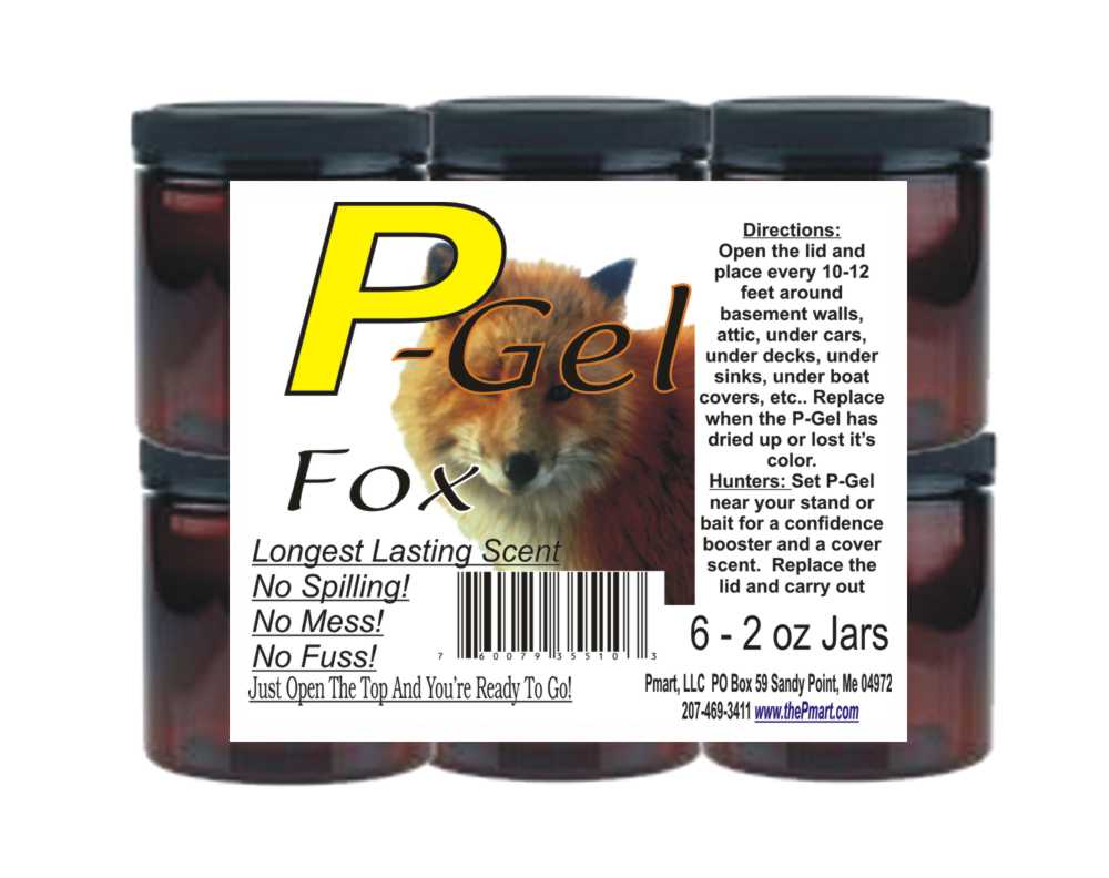 P- Gel Fox 6 Pack by The Pee Mart