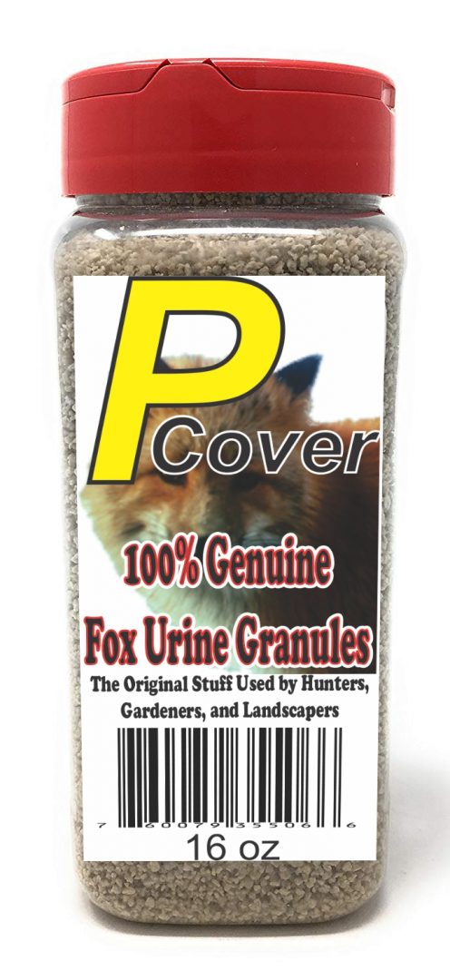 Fox P-Cover Granules. 16 fl oz Shaker Jug. by The Pee Mart