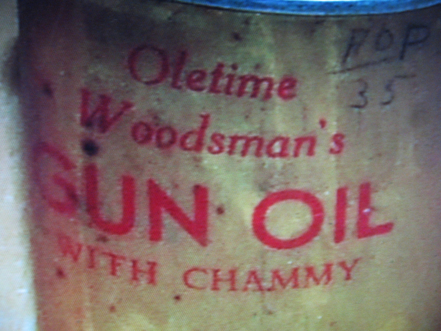 Ole Time Woodsman Original Formula Gun Oil