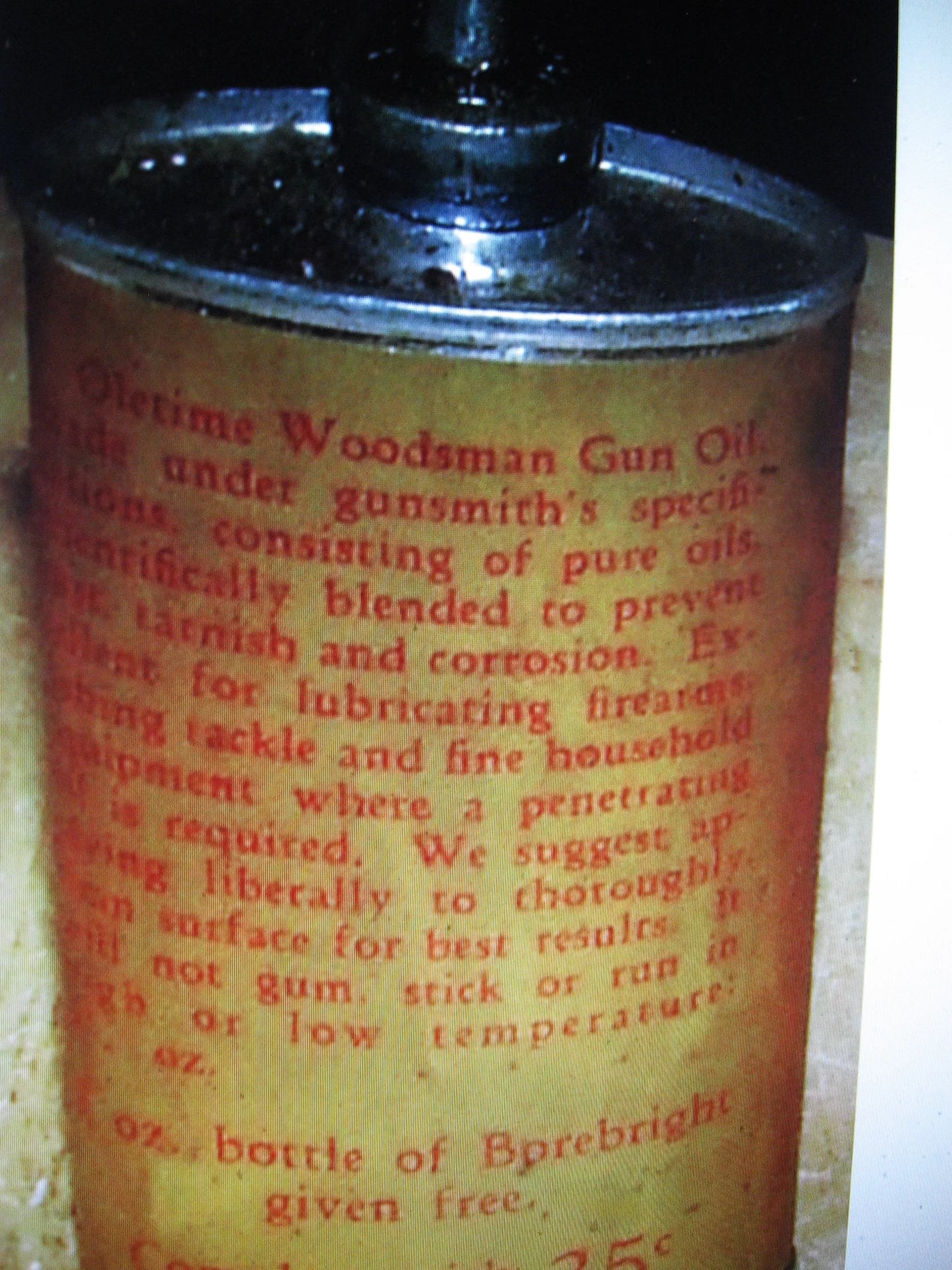 Ole Time Woodsman Original Formula Gun Oil