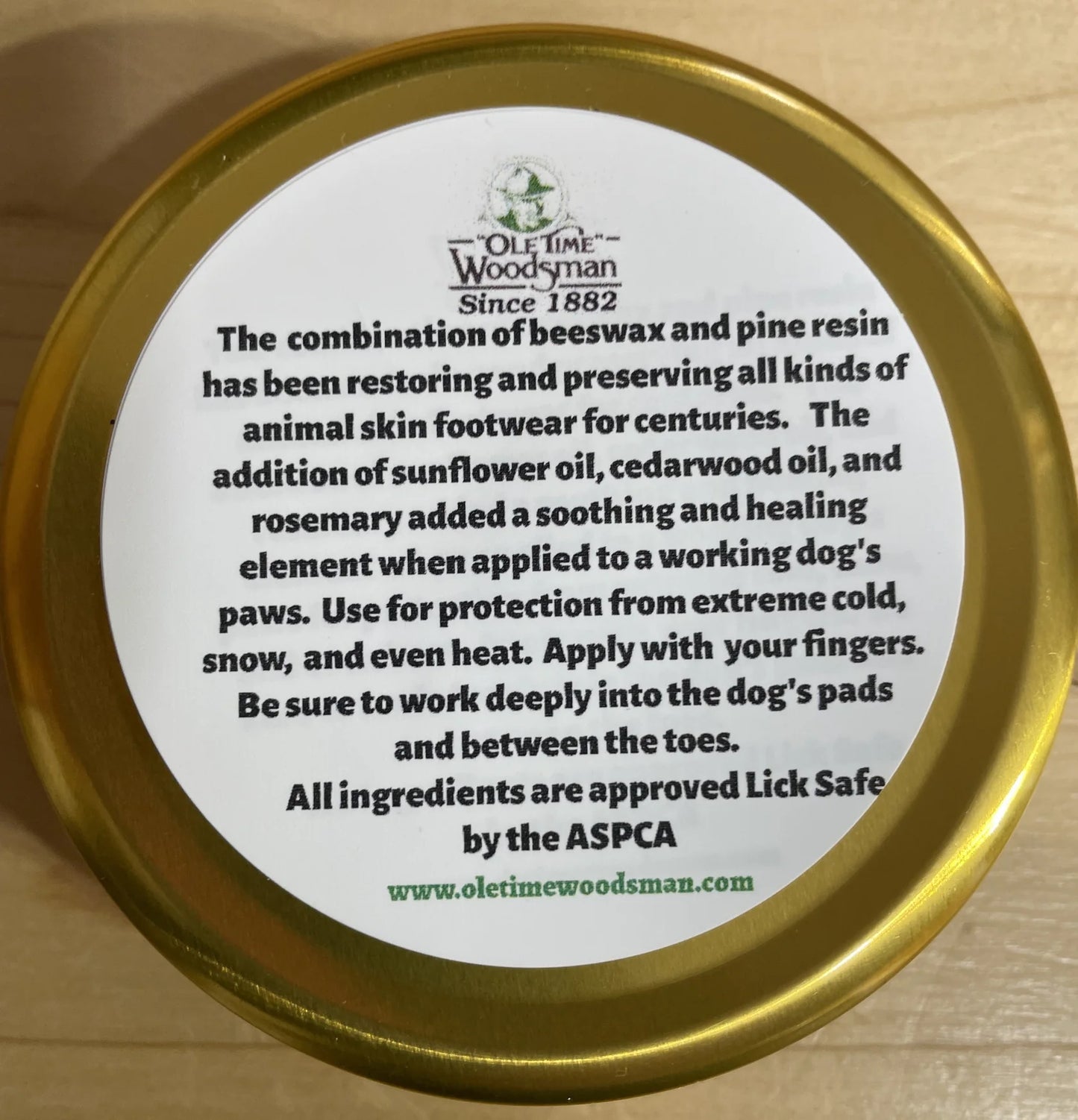 Ole Time Woodsman Paw Protection