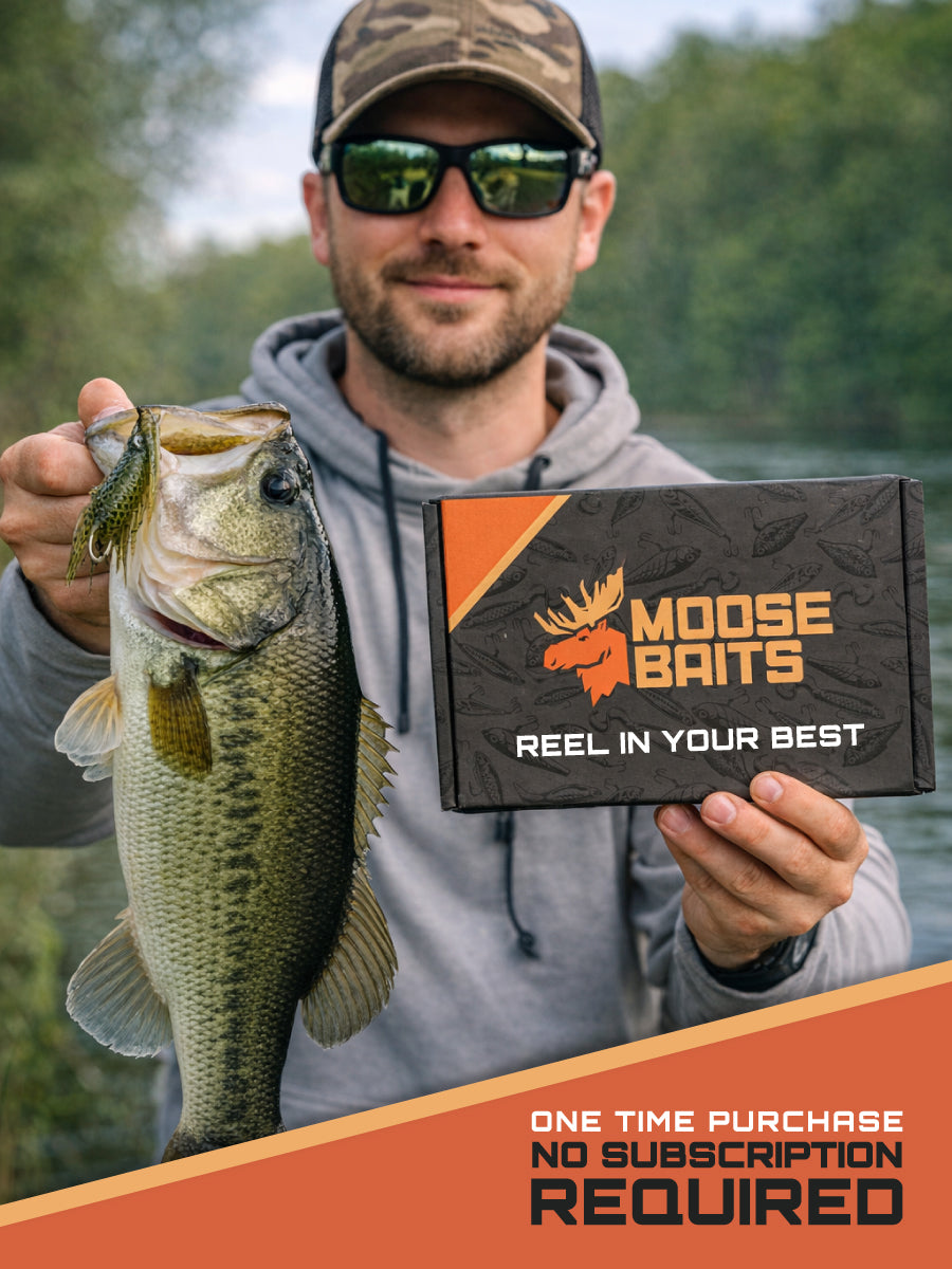 best bass fishing box subscription The Dark Horse Tackle Want to blow the mind of the angler in your life Moose Baits Bass Tackle Mystery