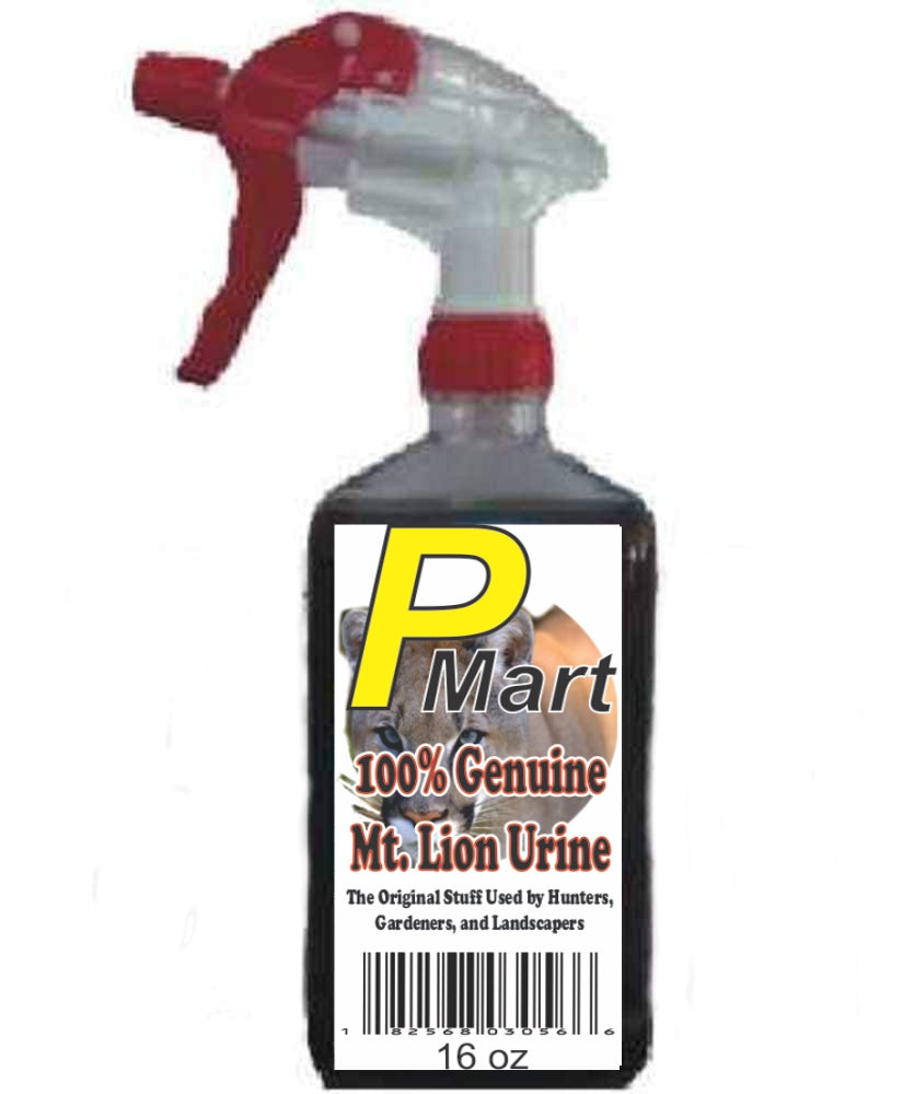 Mountain Lion 16oz Trigger Spray $28.99 by The Pee Mart