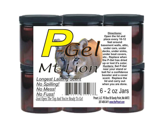 P-Gel Mt. Lion 6 Pack by The Pee Mart