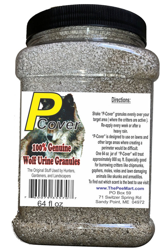 Wolf P-Cover Scent Granules Big 64 fl oz Size! by The Pee Mart