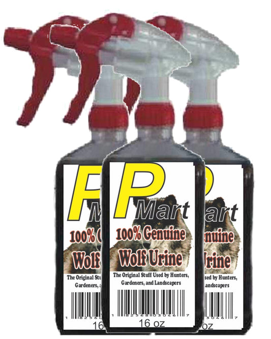 Wolf 3 pack - 16oz Trigger Spray-- Save$$$ by The Pee Mart