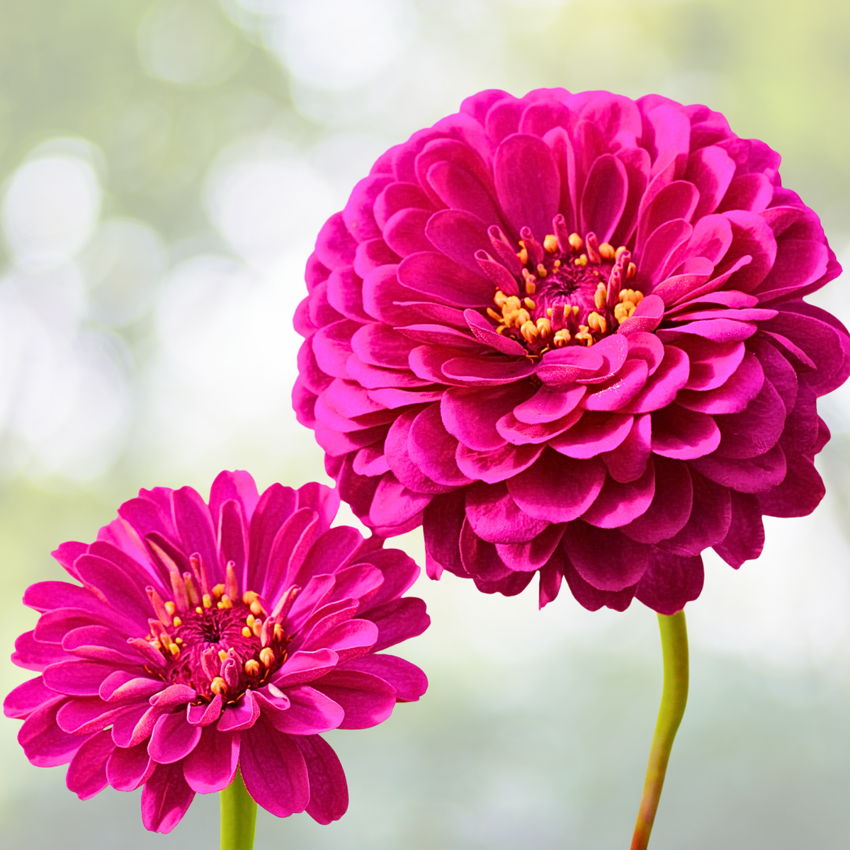 Zinnia Seeds 100 Count Violet Queen Non-GMO for Songbirds Butterflies Hummingbirds (Zinnia elegans)