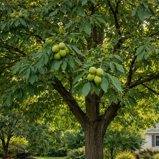 Mixed Hickory Tree Live Plant 8-12 Inches, Carya spp., Hardwood Tree for Landscaping and Reforestation