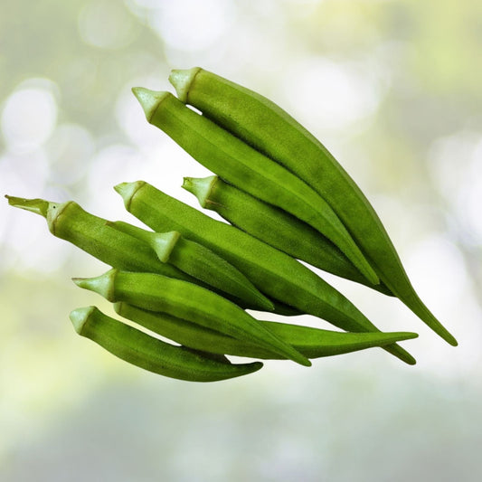 Emerald Okra Seeds - 50+ Fresh Vegetable Garden Seeds - Abelmoschus esculentus - USA Grown