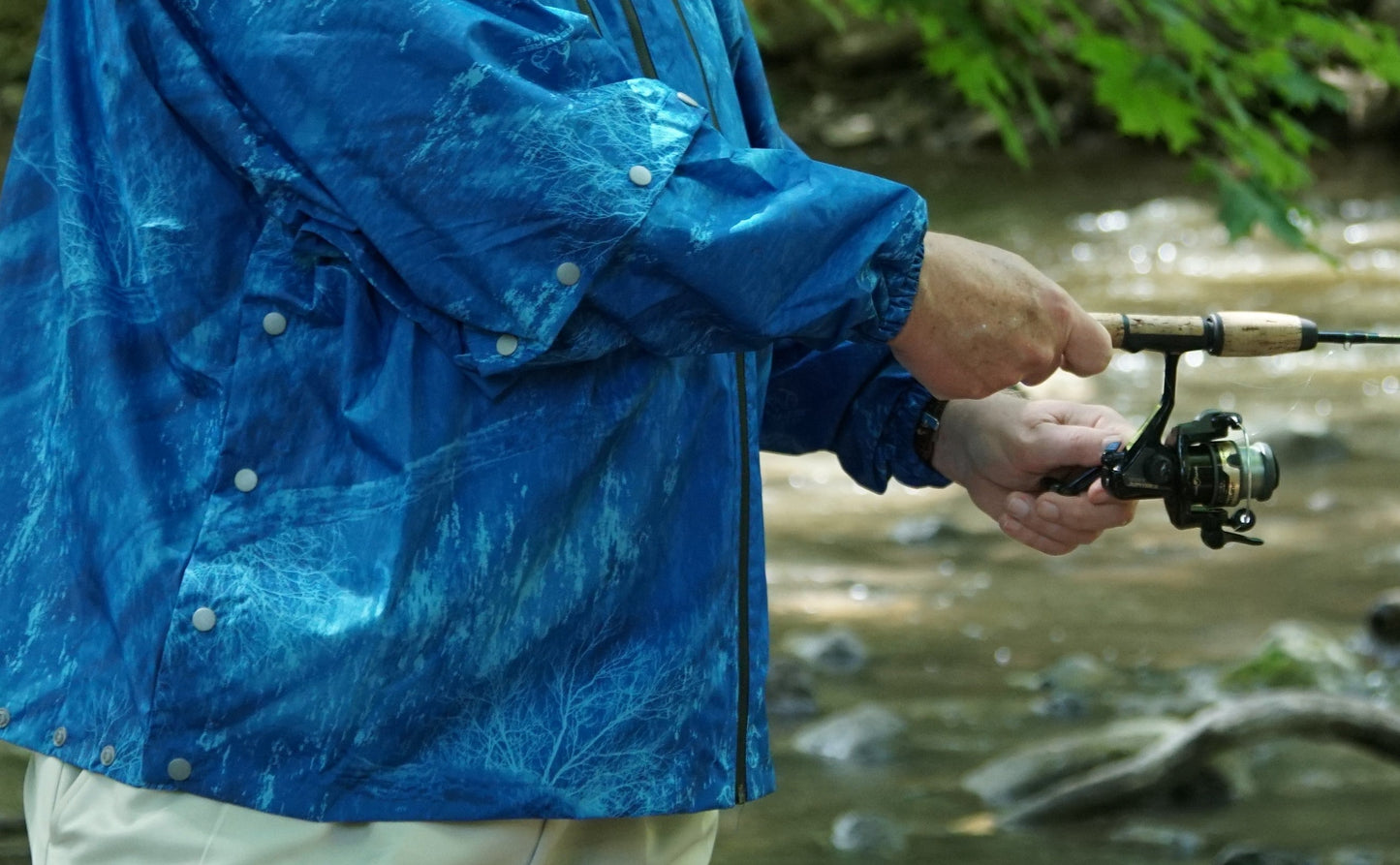 Brella 2015 Blue Unisex Rain Jacket by The Brella Nation