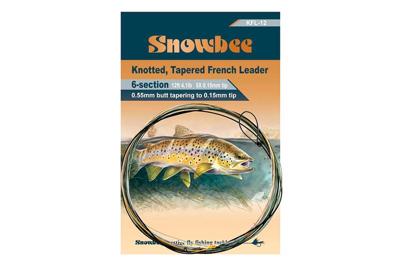 Knotted, Tapered French Leaders by Snowbee USA