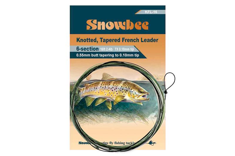 Knotted, Tapered French Leaders by Snowbee USA