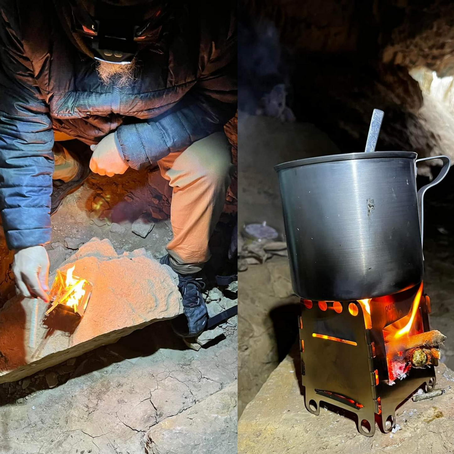 Portable Mini Foldable Wood Burning Survival Stove by QUICKSURVIVE