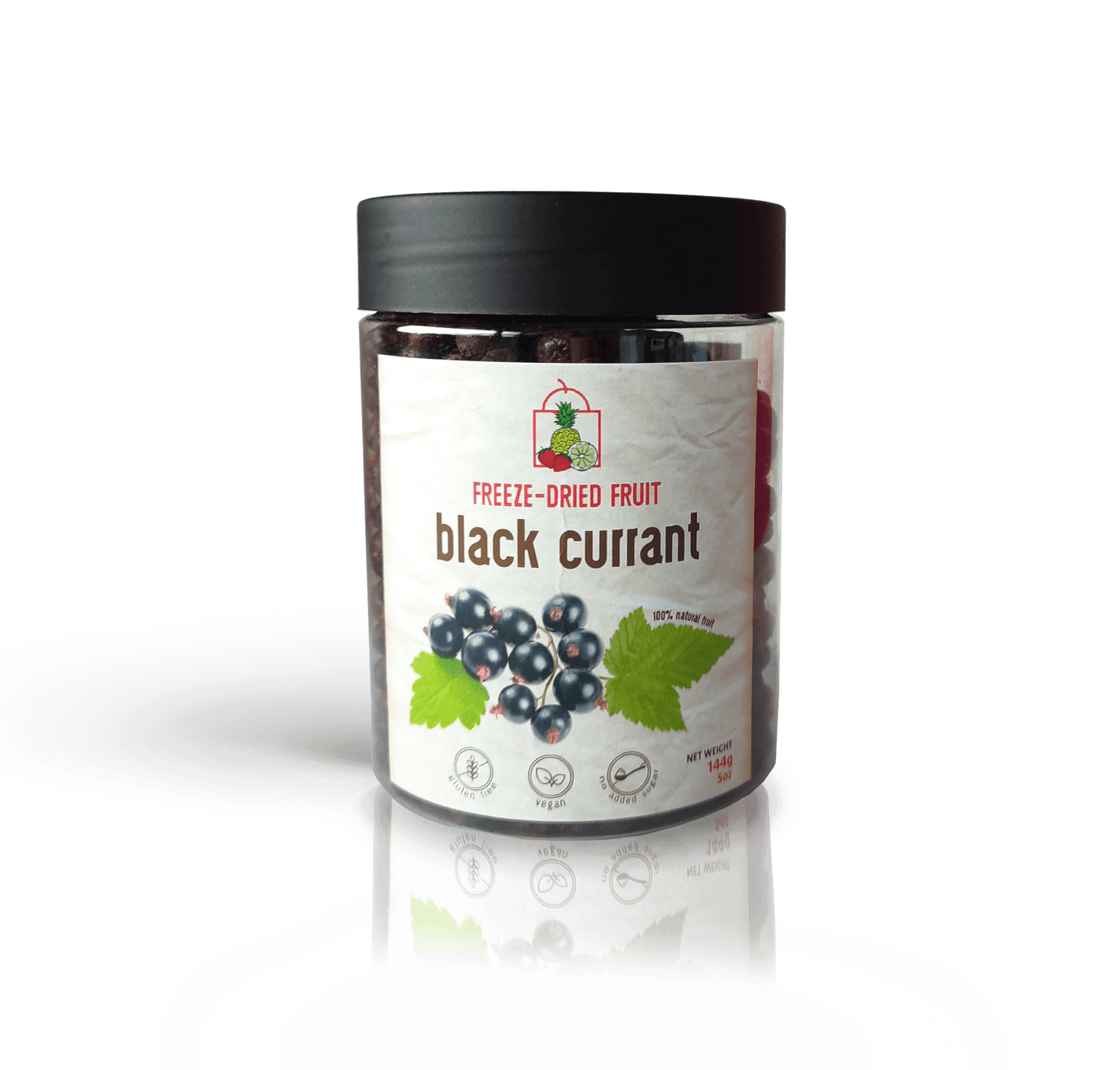 Freeze Dried Black Currant Snack by The Rotten Fruit Box