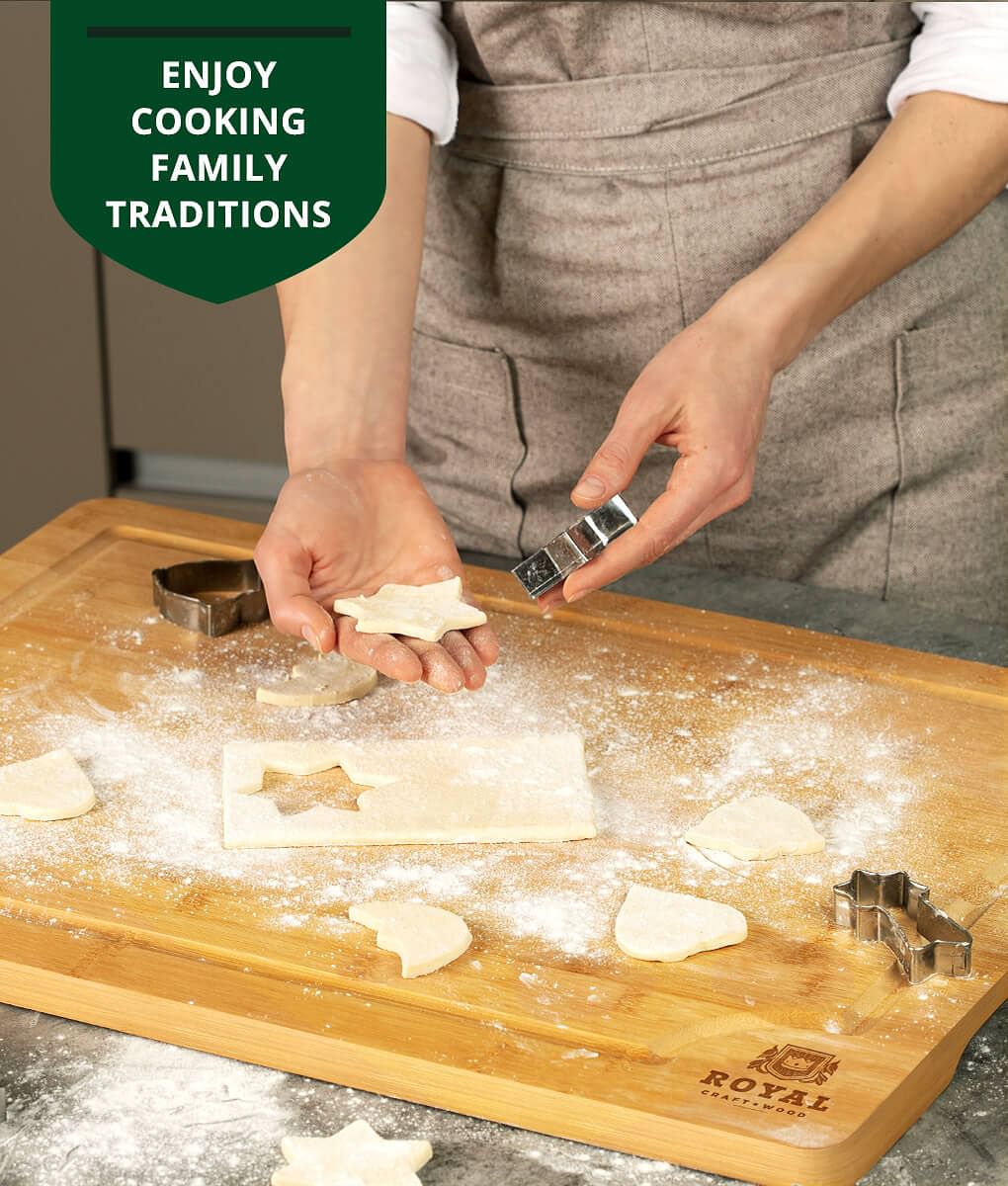 Extra Large Cutting Board 24×18" by Royal Craft Wood