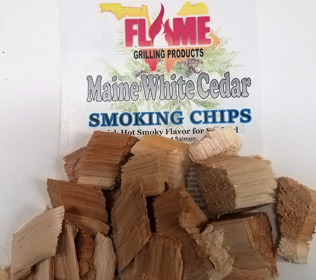 Bulk Maine White Cedar Grilling Chips by Flame Grilling Products Inc