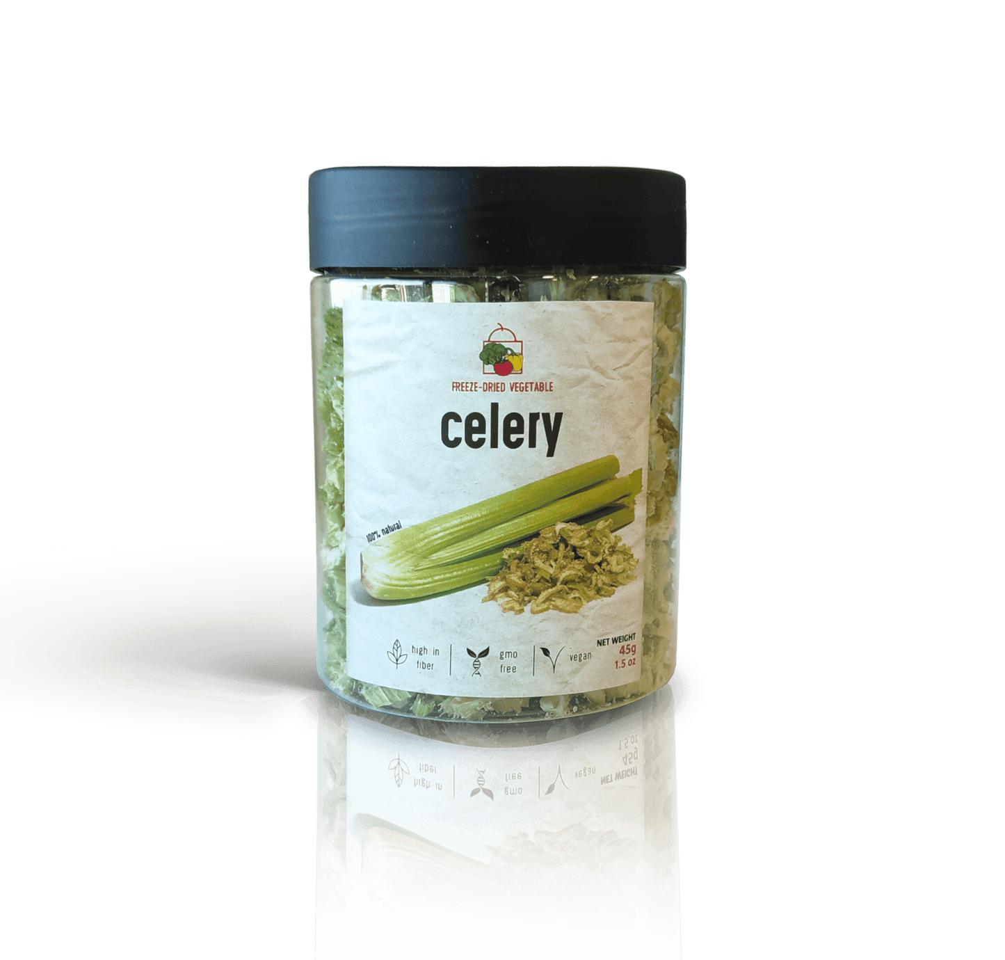 Freeze Dried Sliced Celery by The Rotten Fruit Box