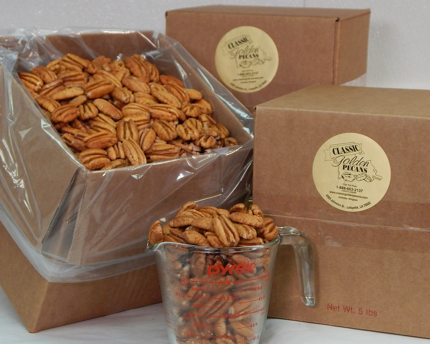 Desirable Pecan Halves by Classic Golden Pecans