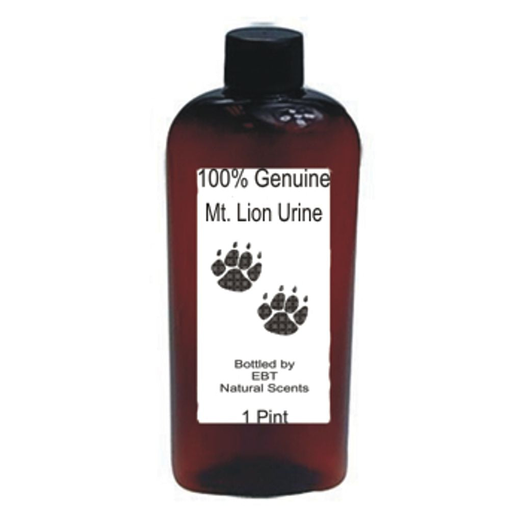 EBT Scent Company 1 Pint Genuine Mt. Lion Urine! *Peddling Pee Since 1986!