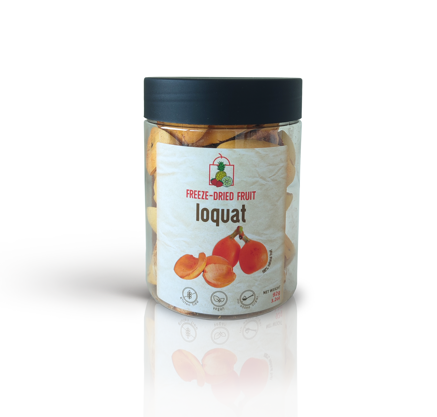 Freeze Dried Loquat or Medlar Snack by The Rotten Fruit Box