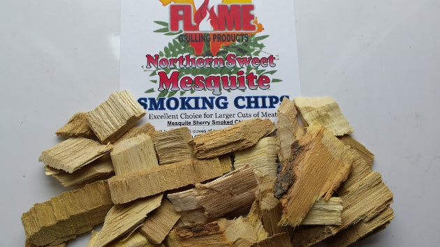 Bulk Maine Northern Mesquite Grilling Chips by Flame Grilling Products Inc