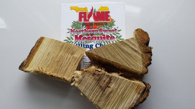 Bulk Maine Northern Mesquite Grilling Chunks by Flame Grilling Products Inc