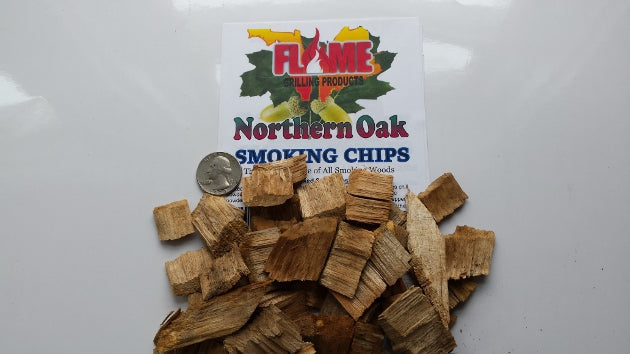 Bulk Maine Red Oak Grilling Chips by Flame Grilling Products Inc