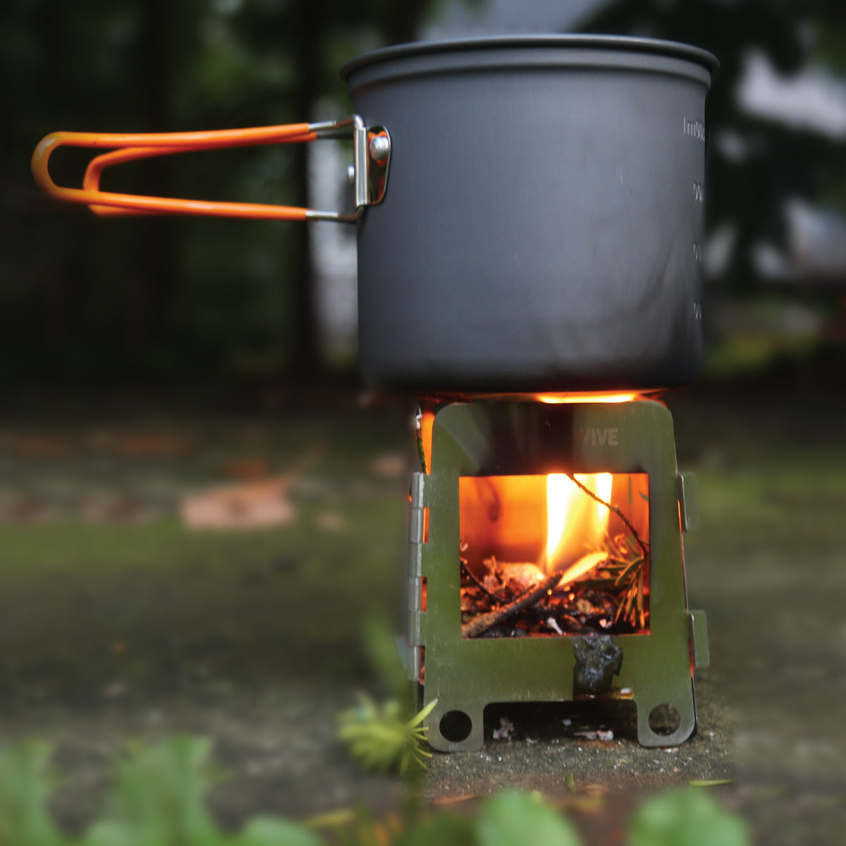 Portable Mini Foldable Wood Burning Survival Stove by QUICKSURVIVE