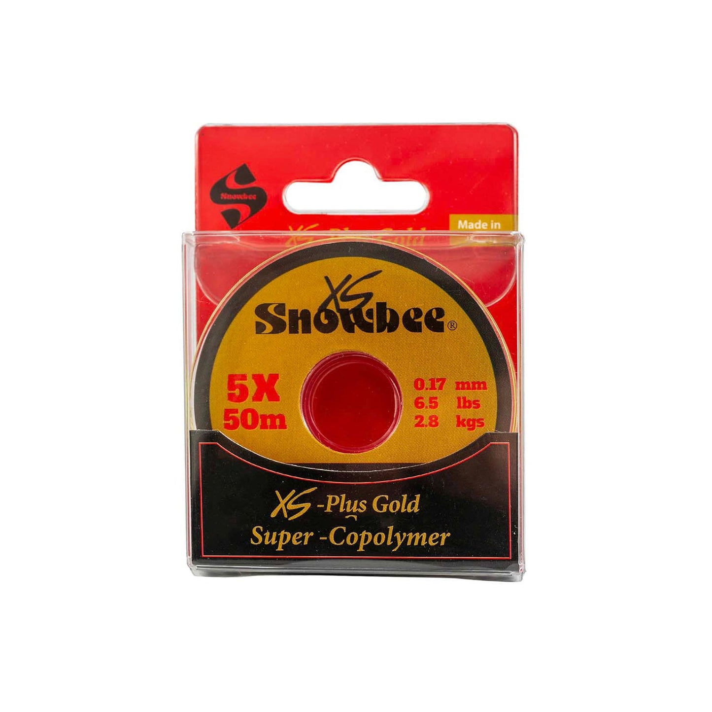 XS-Plus Gold Super-Copolymer Tippet | 50m by Snowbee USA